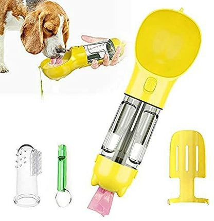 Botella portatil 5-en-1 para tu perro