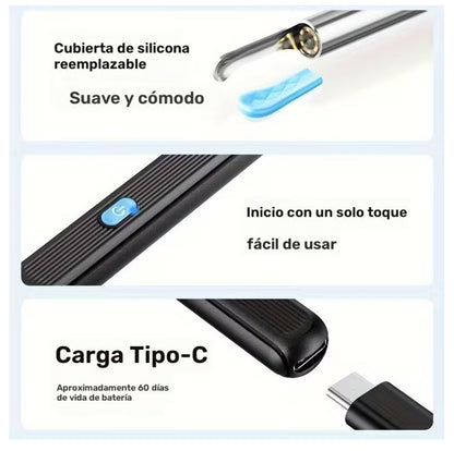 Limpia oidos con camara
