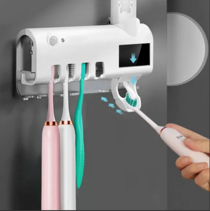 Porta Cepillos Con Dispensador